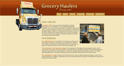 Desktop Screenshot of groceryhaulers.com